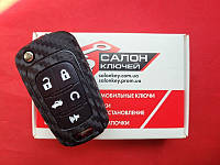 Чохол для ключа Chevrolet Силіконовий-Карбон