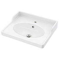 IKEA RÄTTVIKEN (ИКЕА РЭТТВИКЕН) Одинарна раковина, білий 902.165.76
