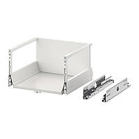 IKEA EXCEPTIONELL (ИКЕА EXCEPTIONELL) Ящик висока відкривачка кнопка, білий, 40x37 см 604.478.04