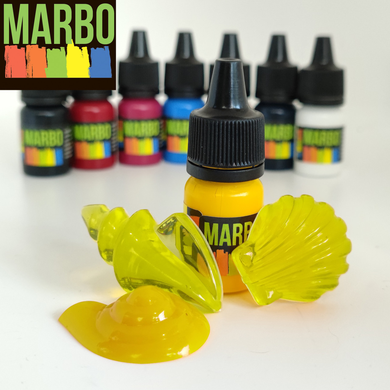 Marbo Italia пігмент "Яскравий жовтий". Для поліуретанів та смол. Уп. 30 г