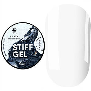 SAGA professional STIFF Gel гель-желе Clear №01, 13 мл