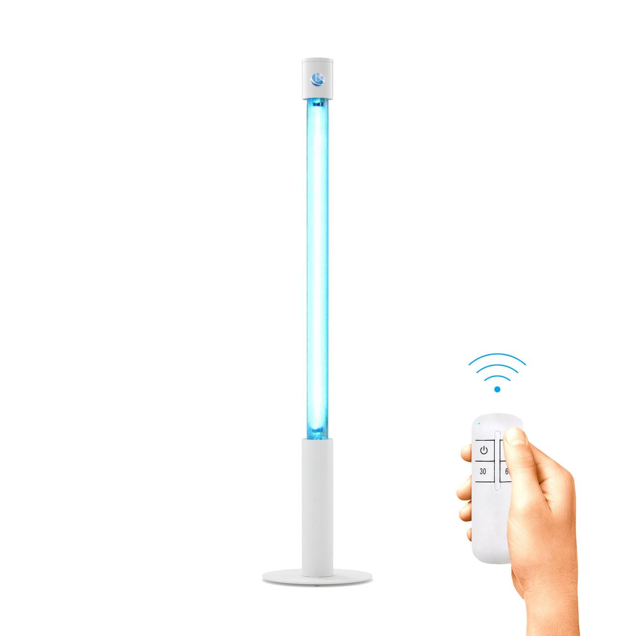 Бактерицидний опромінювач BactoSfera 360° 25 ECO +100% RC-TIMER White (Безозоновий), фото 1