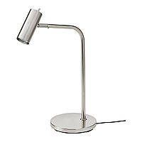 IKEA VIRRMO (ИКЕА ВИРРМО) Настільна лампа, нікельована, 54 см 804.713.55