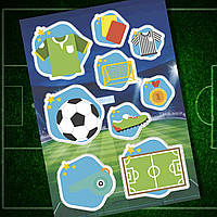 СтікерПак з набором наклейок "Футбол. Футбольні елементи. Футбольні аксесуари"