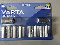 Батарейка литиевая CR123A Varta Lithium Power 3V (10шт)