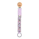 Тримач для пустушки BIBS Liberty Pacifier Chamomile Lawn Violet Sky, фото 2