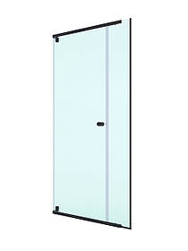 D19-21 Повний комплект фурнітури для дверей в душову нішу, чорна