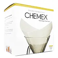 Фильтры для кемекса CHEMEX для 6/8/10 чашек, белые 100 шт, FS-100