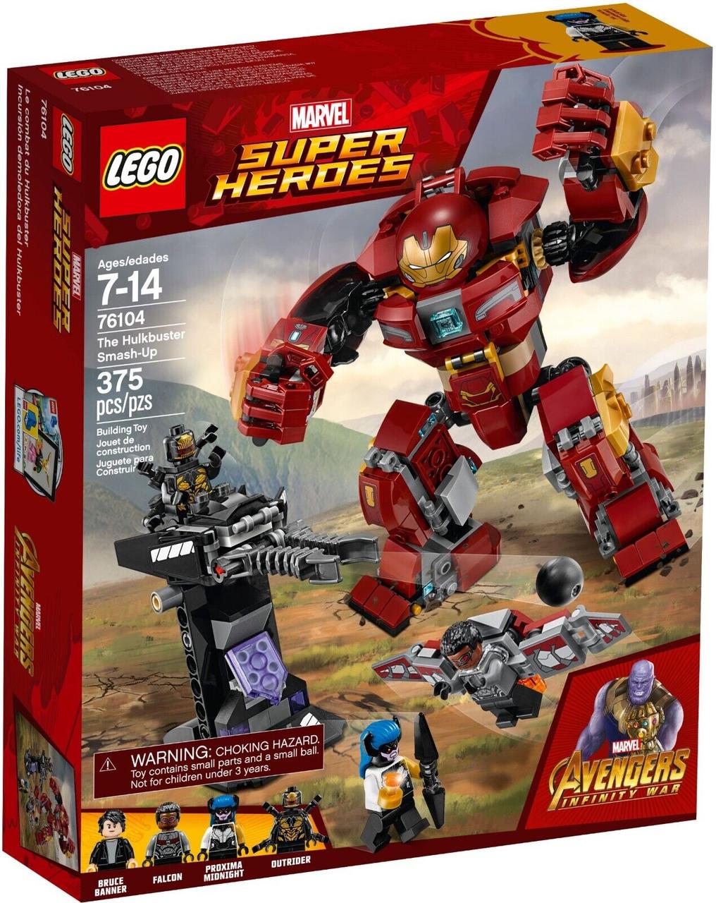 Конструктор Лего Lego Super Heroes Война бесконечности Бой Халкбастера ...