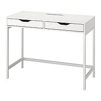 IKEA ALEX (ИКЕА АЛЕКС) Письмовий стіл, білий, 100x48 см 104.735.55