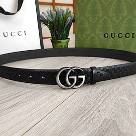 Ремінь Gucci шкіряний 3,4 см