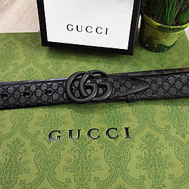 Ремінь Gucci шкіряний 3,4 см