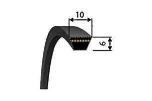 Ремені приводні клинові Профіль Z (0) 10x6 мм
