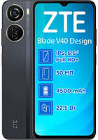 Смартфон ZTE Blade V40 Design 4/128GB Black UA UCRF