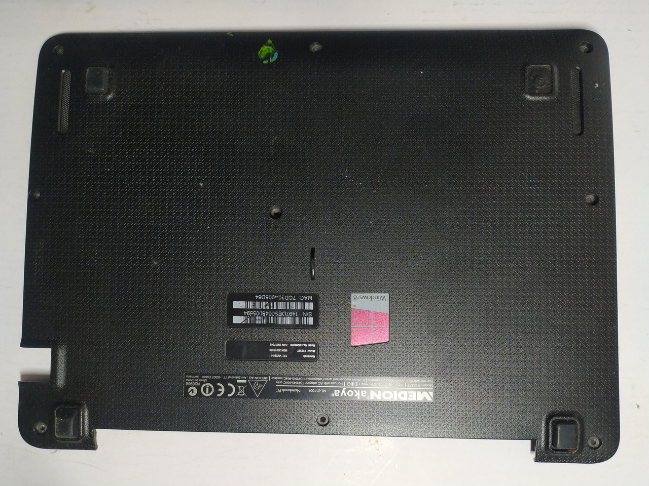 Medion akoya E1232T Корпус D (нижня частина корпусу) 6070B0791801б/в, фото 1