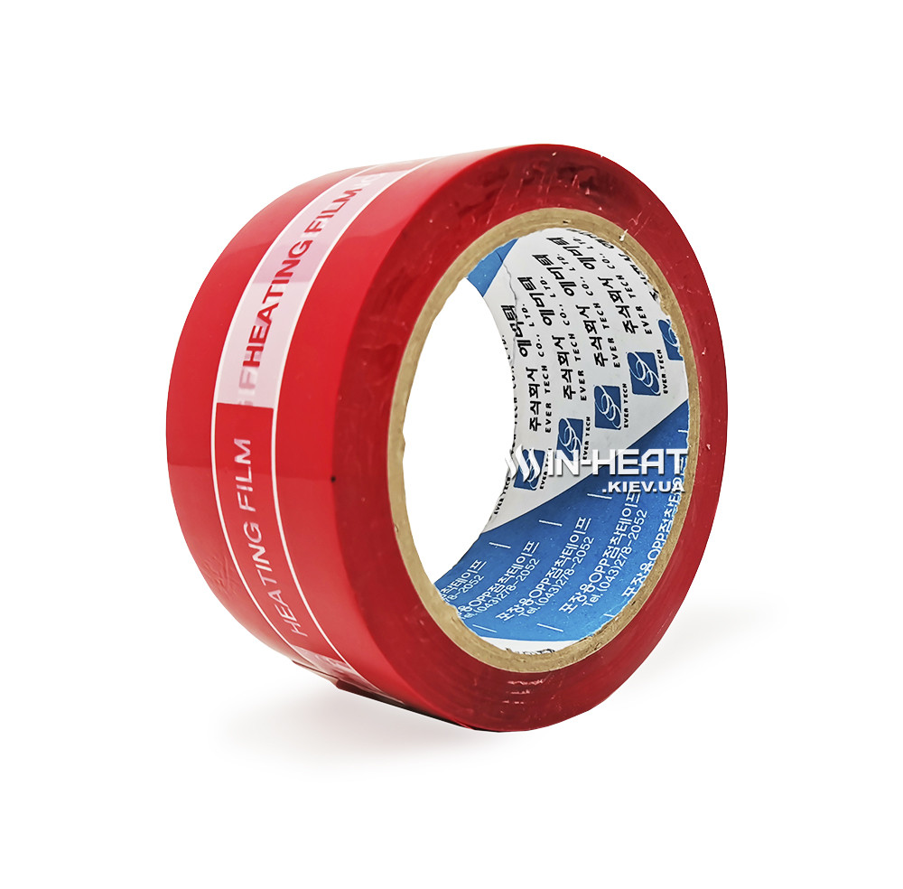 Монтажний термостійкий скотч OPP type / для плівкової підлоги / ширина 5 см / рул. 50м