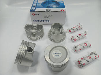 Комплект поршнів з пальцями (4 шт.) AMP PX-CHE-4F-1405-025 (76.75) Ремонт 1 (+0.25) для Aveo 1.5, оригінальні номери: 93742892,