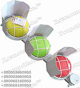 СС3/40LED — трисекційний світлофор світлодіодний тролейний, фото 2