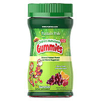 Витамины и минералы Puritan's Pride Children's Multivitamin Gummies, 60 желеек