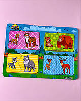 ПАЗЛ "ДЕ МОЯ МАМА? - ДИКІ ТВАРИНИ"