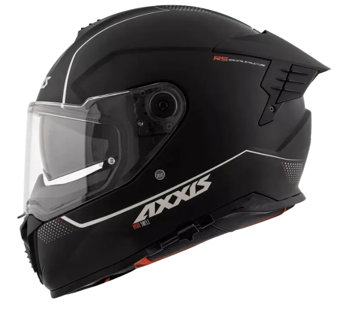 Мотошолом AXXIS HAWK SV Solid A1 Matt Black XS