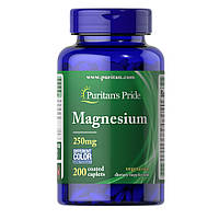Витамины и минералы Puritan's Pride Magnesium 250 mg, 200 каплет
