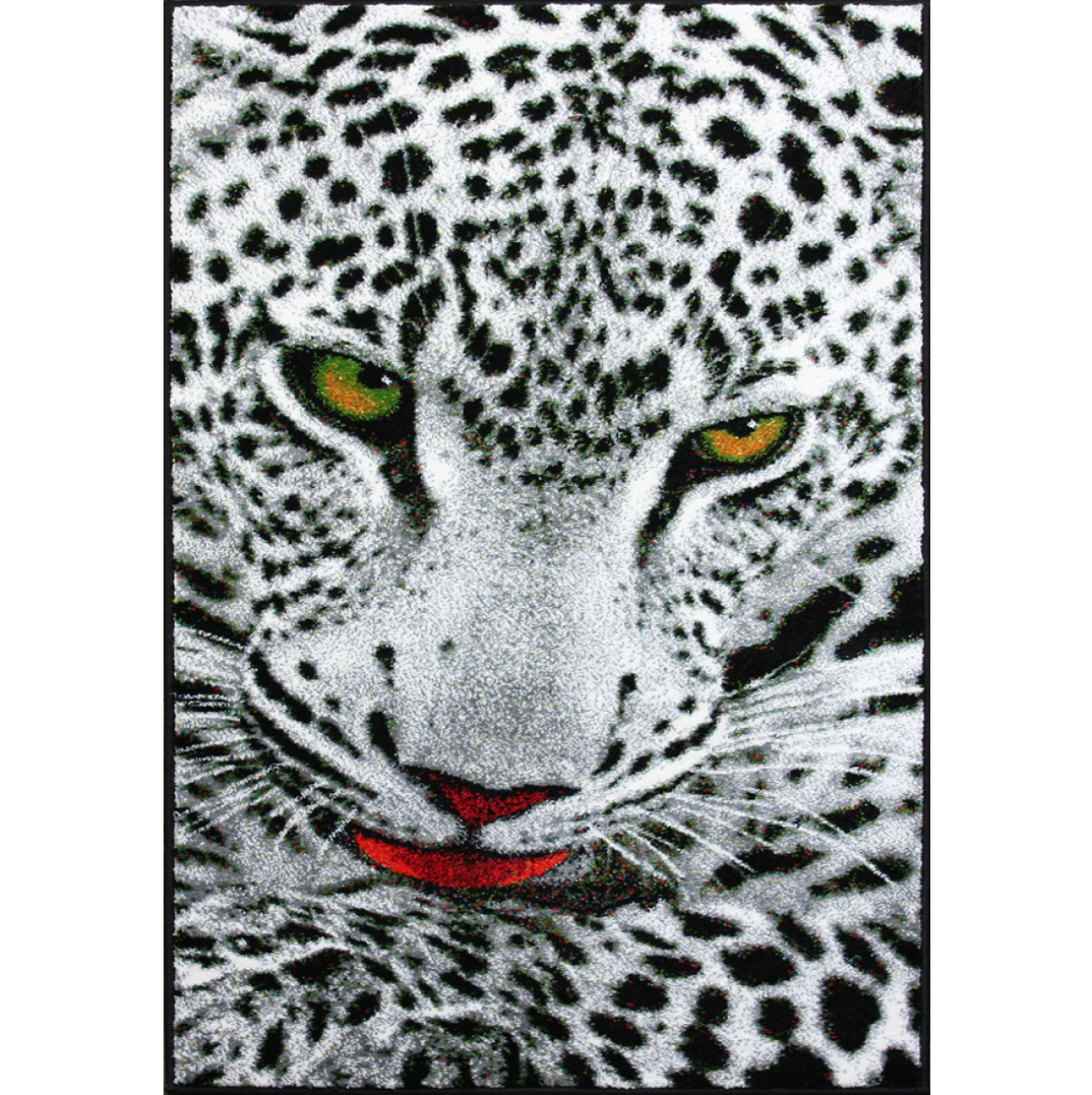 2х3 килим леопард чорно-білий Колібрі 11122/190