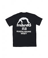Футболка Manto t-shirt SOCIETY Black