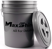 Ведро с крышкой для мойки автомобиля MaxShine Detailing Bucket with Gamma Lid