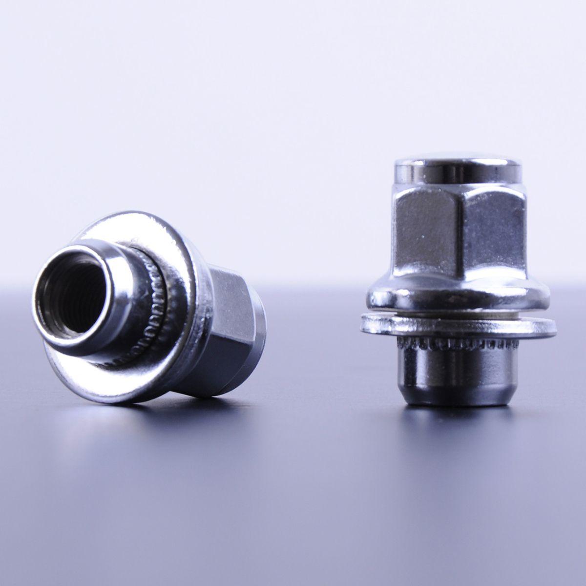 Гайка 12х1,25х37,5 хром із шайбою ключ 21 Nissan 10 шт F 448
