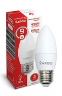 LED лампа VARGO C37 9W E27 855lm 4000K (V-111143) (2 года гарантии)