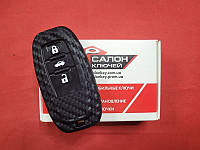 Чохол для ключа Audi Силіконовий-Карбон