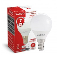 LED лампа VARGO G45 7W E14 665lm 4000K (V-111141) (2 года гарантии)