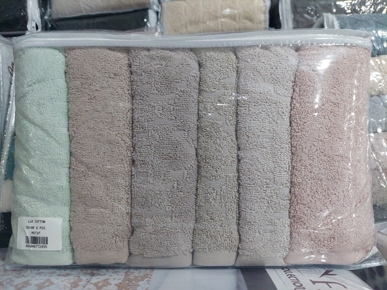 Махровые полотенца Luisa Lux Cotton Motif Turkey