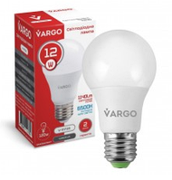 LED лампа VARGO A60 12W E27 1140lm 6500К (V-111735) (2 года гарантии)