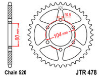 Звезда задняя JT JTR478.46