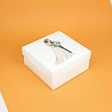 Коробочки для короваю на весілля 195*195*97 мм Весільні коробочки для цукерок на весілля, фото 2