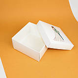 Коробочки для короваю на весілля 195*195*97 мм Весільні коробочки для цукерок на весілля, фото 4