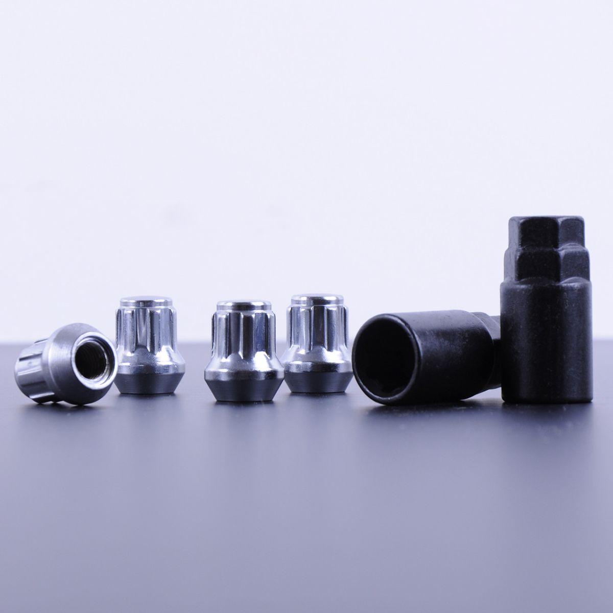 Секретні гайки на колеса Walline 10 х 1,25 х 25 / 2 ключі / 4 шт (412445 H2), фото 1