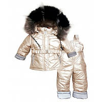 Теплый зимний термо костюм комбинезон для девочки 80-110р,доствака по Украине