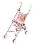 Коляска-тростинка Smoby Baby Nurse Рожева пудра (220407), фото 4