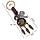 Вінтажний бронзовий металевий брелоки для авто мото ключів і сигналізації із зображенням Орла, фото 6