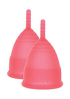 Менструальные чаши красного цвета Mae B Intimate Health Menstrual Cups 2 штуки Кайф