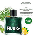 Туалетна вода Musk + Instinct для Нього (75 мл) Маск Мінералс, фото 4