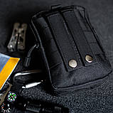 Тактична сумка-підсумок RANG RR чорна чохол для телефона TB, фото 5