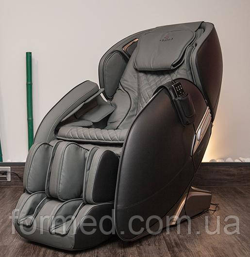 Масажне крісло Casada AlphaSonic II + Braintronics (сіро-чорне), фото 1