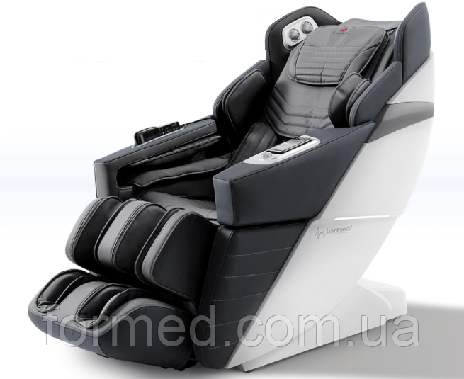 Масажне крісло Casada AlphaSonic III White Black, фото 1