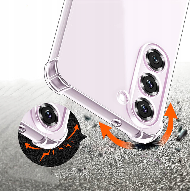 Противоударный прозрачный чехол для Samsung Galaxy S23 (SM-S911B) Противоударный прозрачный чехол для Samsung Galaxy S23 (SM-S911B)