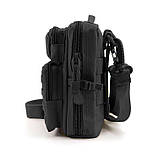 Тактичний маленький утилітарний підсумок чохол PACKER BK чорний для дрібних грошей телефона сумка з MOLLE TB, фото 3