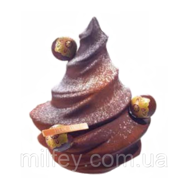 Форма для шоколаду, Ялинка 15 см (комплект з 2 частин), PCB, фото 1